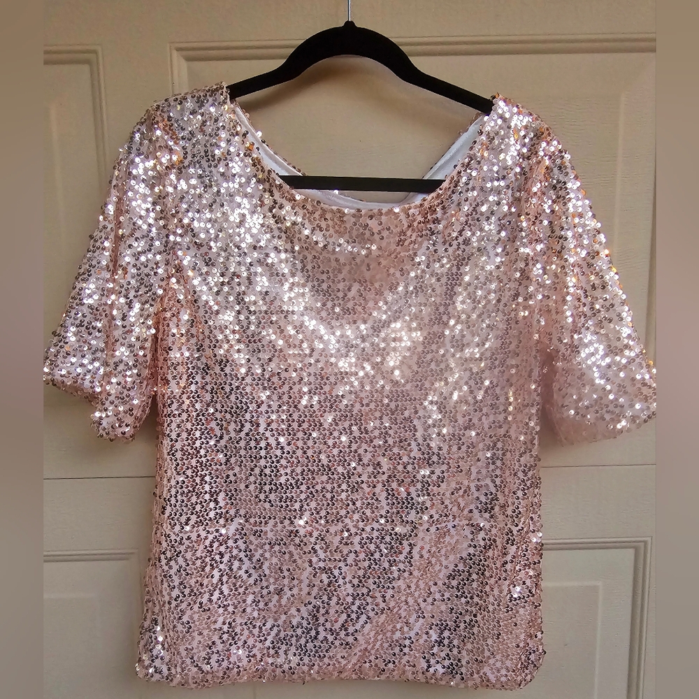 Glitter Evening Party Top